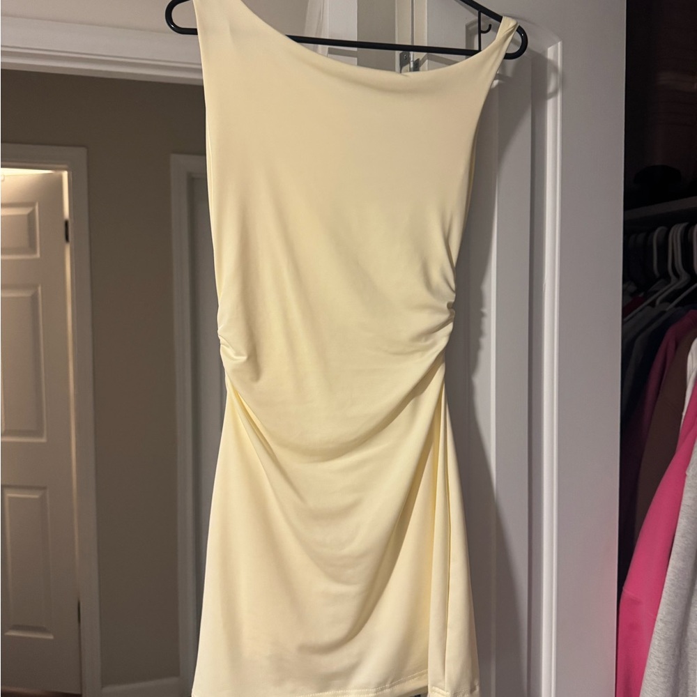 Yellow Mini Dress